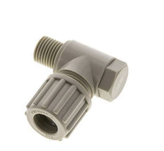 12x10mm & G1/4'' PP Elbow Compression Fitting with Male Threads with Banjo Bolt 10 bar