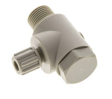 6x4mm & G3/8'' PP Elbow Compression Fitting with Male Threads with Banjo Bolt 10 bar