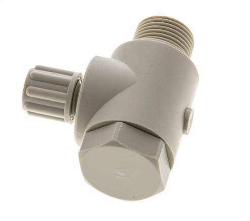 6x4mm & G3/8'' PP Elbow Compression Fitting with Male Threads with Banjo Bolt 10 bar