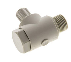 6x4mm & G3/8'' PP Elbow Compression Fitting with Male Threads with Banjo Bolt 10 bar
