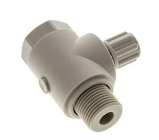 6x4mm & G3/8'' PP Elbow Compression Fitting with Male Threads with Banjo Bolt 10 bar