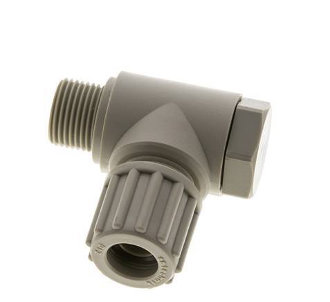 12x10mm & G3/8'' PP Elbow Compression Fitting with Male Threads with Banjo Bolt 10 bar