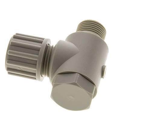 12x10mm & G3/8'' PP Elbow Compression Fitting with Male Threads with Banjo Bolt 10 bar