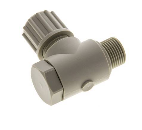 12x10mm & G3/8'' PP Elbow Compression Fitting with Male Threads with Banjo Bolt 10 bar