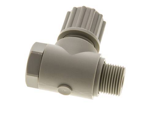 12x10mm & G3/8'' PP Elbow Compression Fitting with Male Threads with Banjo Bolt 10 bar