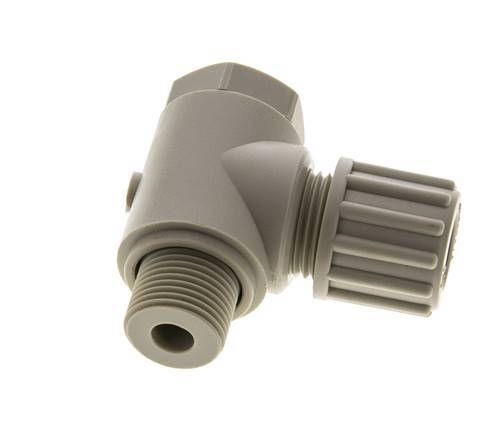 12x10mm & G3/8'' PP Elbow Compression Fitting with Male Threads with Banjo Bolt 10 bar
