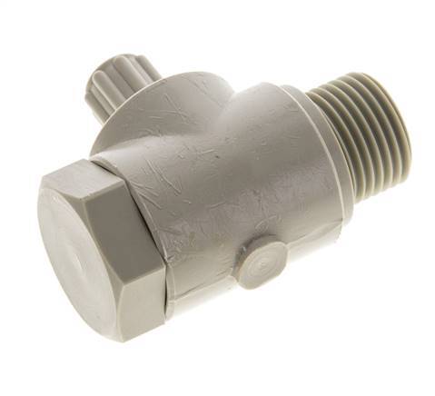 6x4mm & G1/2'' PP Elbow Compression Fitting with Male Threads with Banjo Bolt 10 bar