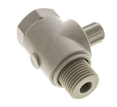 6x4mm & G1/2'' PP Elbow Compression Fitting with Male Threads with Banjo Bolt 10 bar