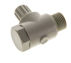 8x6mm & G1/2'' PP Elbow Compression Fitting with Male Threads with Banjo Bolt 10 bar