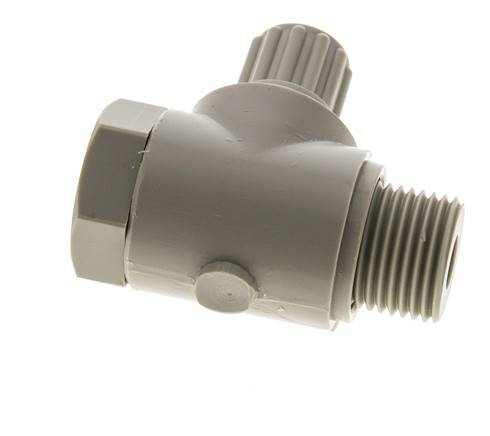 8x6mm & G1/2'' PP Elbow Compression Fitting with Male Threads with Banjo Bolt 10 bar