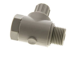 8x6mm & G1/2'' PP Elbow Compression Fitting with Male Threads with Banjo Bolt 10 bar