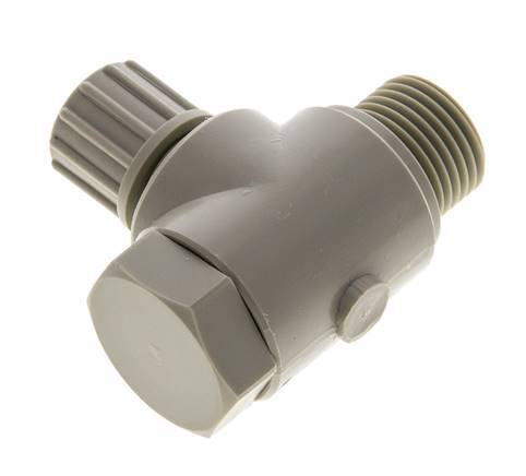 10x8mm & G1/2'' PP Elbow Compression Fitting with Male Threads with Banjo Bolt 10 bar