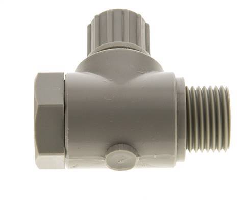 10x8mm & G1/2'' PP Elbow Compression Fitting with Male Threads with Banjo Bolt 10 bar