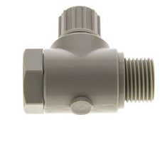 10x8mm & G1/2'' PP Elbow Compression Fitting with Male Threads with Banjo Bolt 10 bar