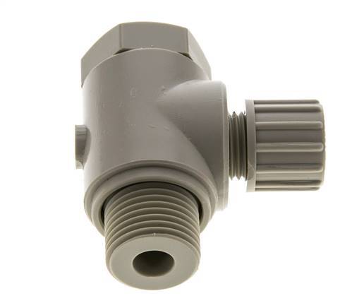 10x8mm & G1/2'' PP Elbow Compression Fitting with Male Threads with Banjo Bolt 10 bar