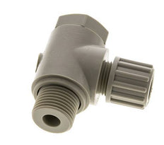 12x10mm & G1/2'' PP Elbow Compression Fitting with Male Threads with Banjo Bolt 10 bar