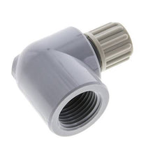 8x6mm & G1/2'' PA Elbow Compression Fitting with Female Threads 10 bar