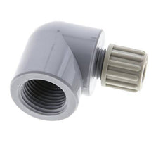8x6mm & G1/2'' PA Elbow Compression Fitting with Female Threads 10 bar