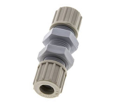 10x8mm PA Straight Compression Fitting Bulkhead 10 bar [2 Pieces]