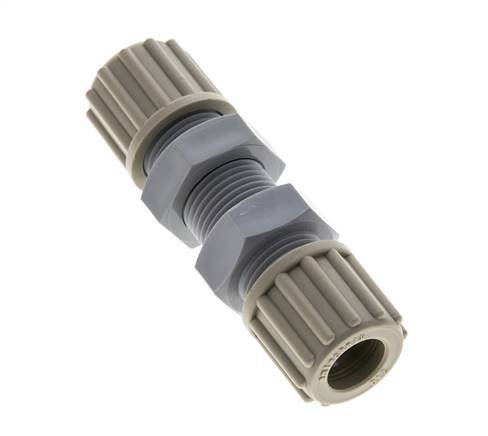 12x9mm PA Straight Compression Fitting Bulkhead 10 bar