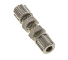 6x4mm PP Straight Compression Fitting Bulkhead 10 bar [2 Pieces]