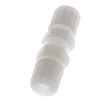 8x6mm PVDF Straight Compression Fitting Bulkhead 10 bar