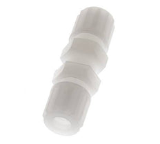 8x6mm PVDF Straight Compression Fitting Bulkhead 10 bar