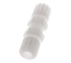 12x10mm PVDF Straight Compression Fitting Bulkhead 10 bar