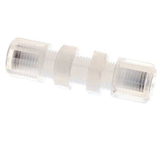 6x4mm & PFA Straight Compression Fitting Bulkhead 10 bar