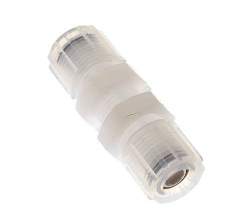 10x8mm & PFA Straight Compression Fitting Bulkhead 10 bar