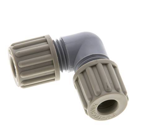 8x6mm PA Elbow Compression Fitting 10 bar [2 Pieces]