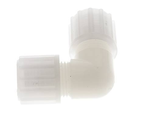 12x10mm PVDF Elbow Compression Fitting 10 bar