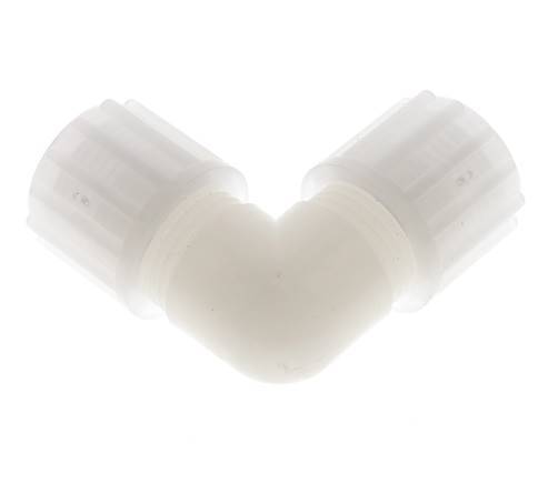 12x10mm PVDF Elbow Compression Fitting 10 bar