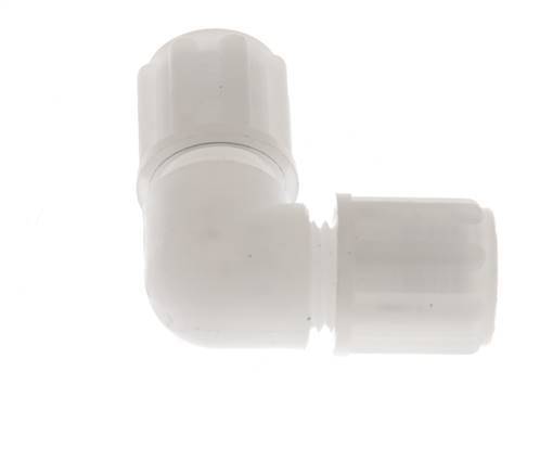 12x10mm PVDF Elbow Compression Fitting 10 bar