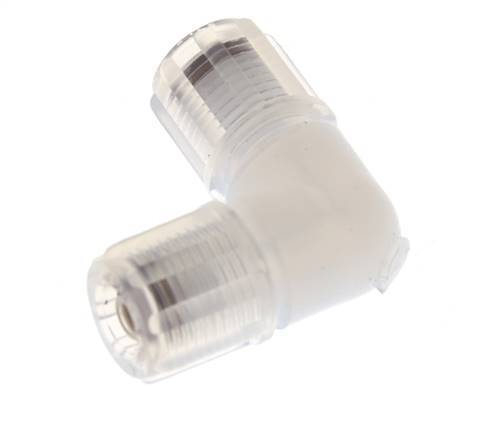 6x4mm & PFA Elbow Compression Fitting with Female Threads 10 bar
