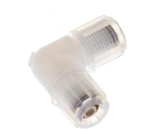 6x4mm & PFA Elbow Compression Fitting with Female Threads 10 bar