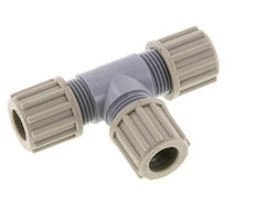 12x9mm PA T-Shape Tee Compression Fitting 10 bar