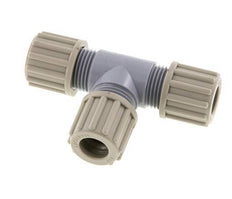12x9mm PA T-Shape Tee Compression Fitting 10 bar