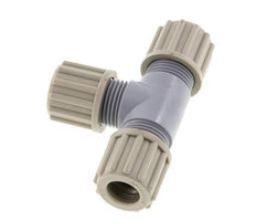 12x9mm PA T-Shape Tee Compression Fitting 10 bar
