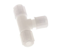 8x6mm PVDF T-Shape Tee Compression Fitting 10 bar