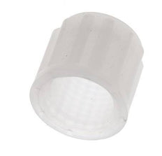 8x6mm (M14x1.5) PVDF Union Nut Knurled [5 Pieces]