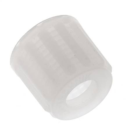 8x6mm (M14x1.5) PVDF Union Nut Knurled [5 Pieces]