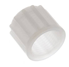 12x10mm (M18x1.5) PVDF Union Nut Knurled [2 Pieces]
