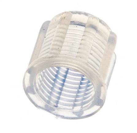 6x4mm (M10x1) PFA Union Nut Knurled [2 Pieces]