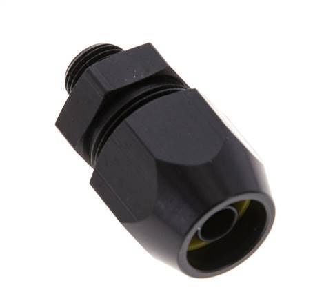 12x6mm & G1/8'' Aluminum Straight Compression Fitting with Male Threads 10 bar PVC and PA [2 Pieces]