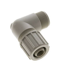 12x6mm & G1/4'' PVDF Elbow Compression Fitting with Male Threads 10 bar PVC and PA