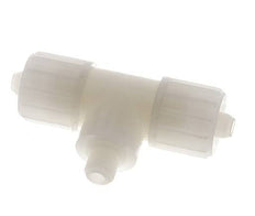12x6mm & G1/8'' PVDF T-Shape Tee Compression Fitting with Male Threads 10 bar PVC and PA