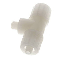 12x6mm & G1/8'' PVDF T-Shape Tee Compression Fitting with Male Threads 10 bar PVC and PA