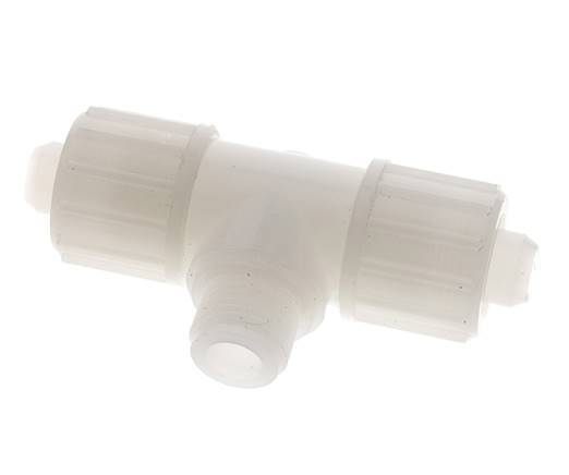 20x13mm & G1/2'' PVDF T-Shape Tee Compression Fitting with Male Threads 10 bar PVC and PA