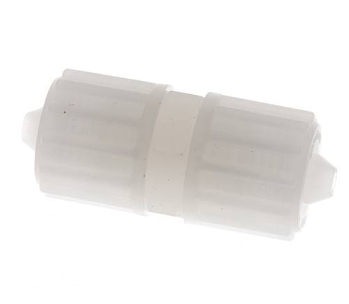 12x6mm PVDF Straight Compression Fitting 10 bar PVC and PA